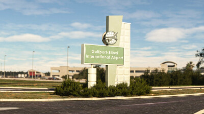 KGPT Gulfport–Biloxi International Airport - Microsoft Flight Simulator screenshot