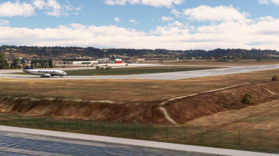 LEBG Burgos Airport - Microsoft Flight Simulator screenshot