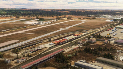 LEBG Burgos Airport - Microsoft Flight Simulator screenshot