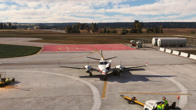 LEBG Burgos Airport - Microsoft Flight Simulator screenshot