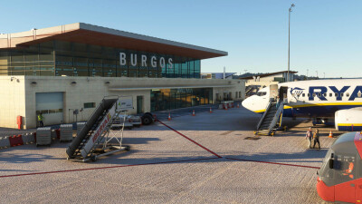 LEBG Burgos Airport - Microsoft Flight Simulator screenshot