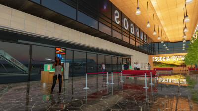 LEBG Burgos Airport - Microsoft Flight Simulator screenshot