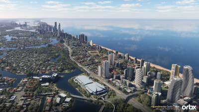 Landmarks Gold Coast - Microsoft Flight Simulator screenshot