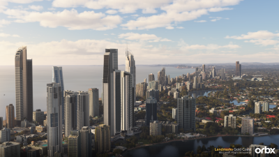 Landmarks Gold Coast - Microsoft Flight Simulator screenshot