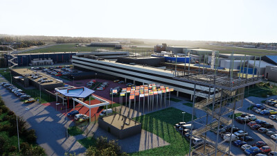 EHBK Maastricht-Aachen Airport - Microsoft Flight Simulator screenshot