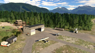 CYSE Squamish Municipal Airport - Microsoft Flight Simulator screenshot