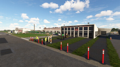 LFAC Calais Dunkerque Airport - Microsoft Flight Simulator screenshot