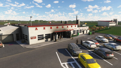 LFAC Calais Dunkerque Airport - Microsoft Flight Simulator screenshot