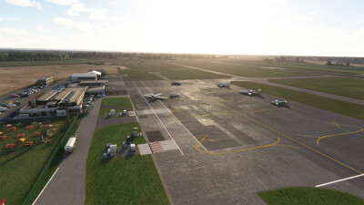 LFAC Calais Dunkerque Airport - Microsoft Flight Simulator screenshot