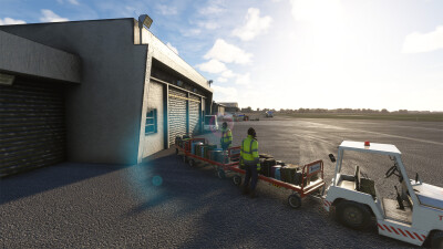 LFAC Calais Dunkerque Airport - Microsoft Flight Simulator screenshot