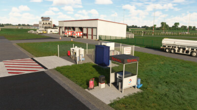 LFAC Calais Dunkerque Airport - Microsoft Flight Simulator screenshot