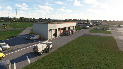 LFAC Calais Dunkerque Airport - Microsoft Flight Simulator screenshot