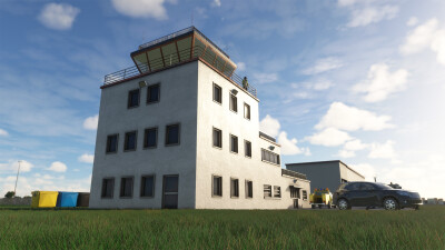 LFAC Calais Dunkerque Airport - Microsoft Flight Simulator screenshot