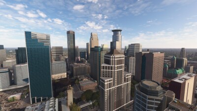 SamScene3D USA Modern Cities Vol. 4 - Microsoft Flight Simulator screenshot