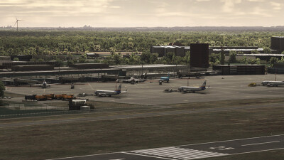 EDDG Münster Osnabrück International Airport - Microsoft Flight Simulator screenshot