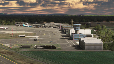 EDDG Münster Osnabrück International Airport - Microsoft Flight Simulator screenshot