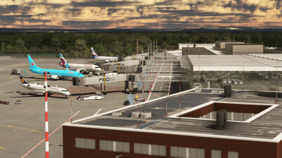 EDDG Münster Osnabrück International Airport - Microsoft Flight Simulator screenshot