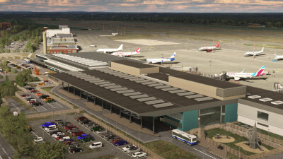 EDDG Münster Osnabrück International Airport - Microsoft Flight Simulator screenshot