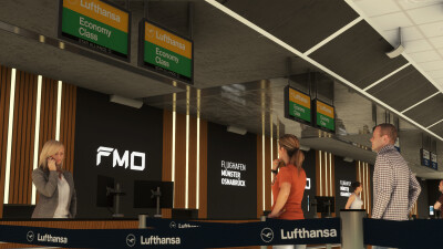 EDDG Münster Osnabrück International Airport - Microsoft Flight Simulator screenshot