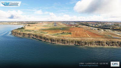 LFBH La Rochelle – Île de Ré Airport - Microsoft Flight Simulator screenshot