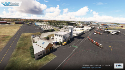 LFBH La Rochelle – Île de Ré Airport - Microsoft Flight Simulator screenshot