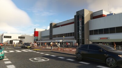 EGFF Cardiff Airport - Microsoft Flight Simulator screenshot