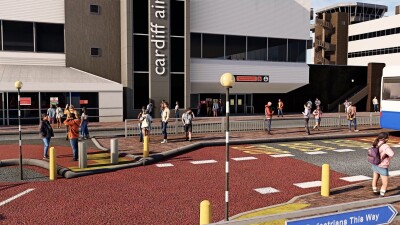 EGFF Cardiff Airport - Microsoft Flight Simulator screenshot