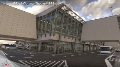 EPWA Warsaw Chopin Airport - Microsoft Flight Simulator screenshot