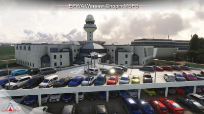 EPWA Warsaw Chopin Airport - Microsoft Flight Simulator screenshot