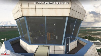 EPWA Warsaw Chopin Airport - Microsoft Flight Simulator screenshot