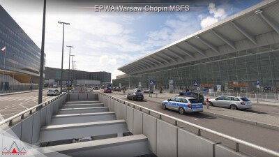 EPWA Warsaw Chopin Airport - Microsoft Flight Simulator screenshot