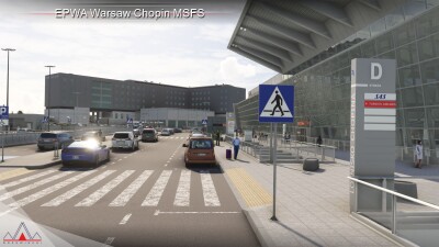 EPWA Warsaw Chopin Airport - Microsoft Flight Simulator screenshot