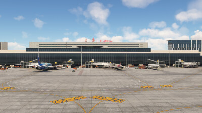 ZSSS Shanghai Hongqiao International Airport - Microsoft Flight Simulator screenshot