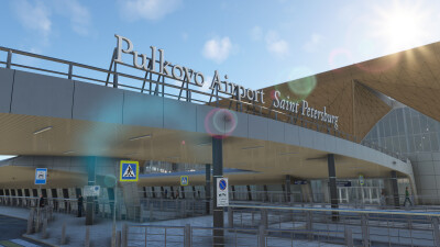 ULLI Saint-Petersburg Airport - Microsoft Flight Simulator screenshot