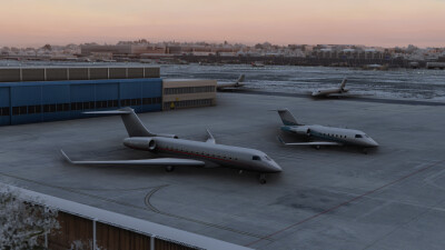 LSGG Geneva Airport - Microsoft Flight Simulator screenshot