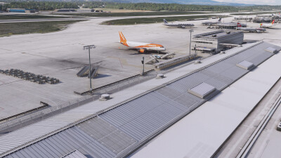 LSGG Geneva Airport - Microsoft Flight Simulator screenshot