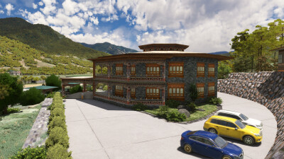 Cli4D Designs Paro Bhutan - Microsoft Flight Simulator screenshot