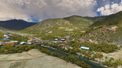 Cli4D Designs Paro Bhutan - Microsoft Flight Simulator screenshot