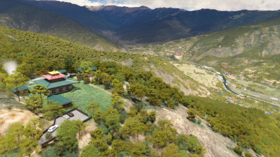 Cli4D Designs Paro Bhutan - Microsoft Flight Simulator screenshot