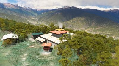 Cli4D Designs Paro Bhutan - Microsoft Flight Simulator screenshot