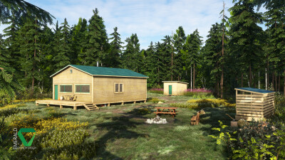 RNCS Chunilna Cabin Strip - Microsoft Flight Simulator screenshot