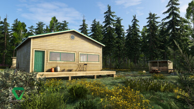 RNCS Chunilna Cabin Strip - Microsoft Flight Simulator screenshot