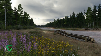 8AK5 Fort Crosby Airstrip - Microsoft Flight Simulator screenshot