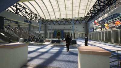 KHRL Valley International Airport - Microsoft Flight Simulator screenshot