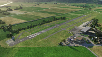 LSZX Schanis Airfield - Microsoft Flight Simulator screenshot