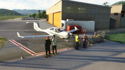 LSZX Schanis Airfield - Microsoft Flight Simulator screenshot