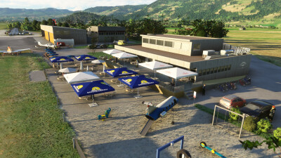 LSZX Schanis Airfield - Microsoft Flight Simulator screenshot