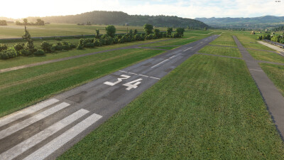 LSZX Schanis Airfield - Microsoft Flight Simulator screenshot