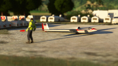 LSZX Schanis Airfield - Microsoft Flight Simulator screenshot