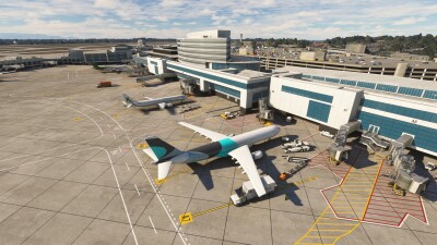 KSEA Seattle Tacoma Airport - Microsoft Flight Simulator [FT] screenshot